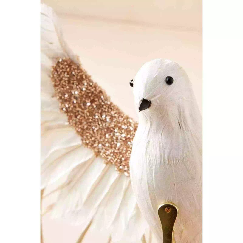 Anthropologie Wispy Bird Clip On Christmas Tree Ornament