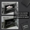 Premium Leather Car Registration & Insurance Holder, Glove Box Organizer