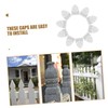 MERRYHAPY 20pcs Pyramid Post Caps for Fence and Guardrail Versatile