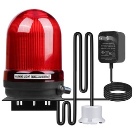 Sump Pump Alarm, High Water Leak Detection, with 110dB Loud Alarm and LED Indicator, 10ft Probe Cable, Suitable for Indoor/Outdoor Systems in Basements, Septic Tanks, and Sumps