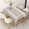 Waterproof Tablecloth, Wipe Clean Tablecloths Square Vinyl PVC Dining Room
