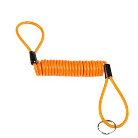 Reminder Cable for Brake Disc Lock Cable for Theft Protection Stretches up to 1.265 m Orange (Multi-Way)