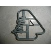 AJT NUMBER 4 WITH WORD ON SIDE DETAILED COOKIE CUTTER