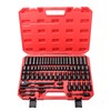 SONIGEKO Socket Set 3/8" Impact Socket Set,67-Piece Metric and Sae