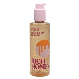 VICTORIA'S SECRET PINK RICH HONEY GLAZED SKIN BODY OIL 8 oz 236ml NEW