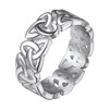 Richsteel Minimalist Stacking Ring For Men Women Stainless Steel Celtic