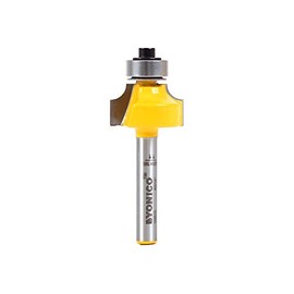 Yonico 13962q 3/16-Inch Radius Round Over Edge Forming Router Bit 1/4-Inch Shank