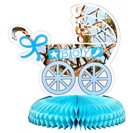 Havercamp BB76681 Light Blue Its a Boy Centerpiece