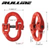 RULLINE 2-Pack 1/2" Heavy-Duty Safety Chain Connector: G80 Tow Hitch