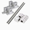 SBRRAIL Linear Rail 2PCS 300mm 8mm Dia Linear Motion Ball