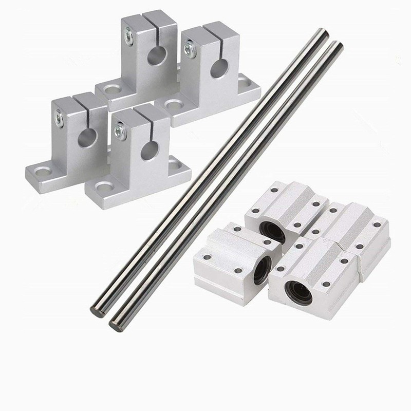 SBRRAIL Linear Rail 2PCS 300mm 8mm Dia Linear Motion Ball