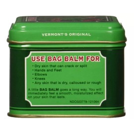 Bag Balm Vermont's Original Bag Balm Para Pieles Secas Y Agrietadas