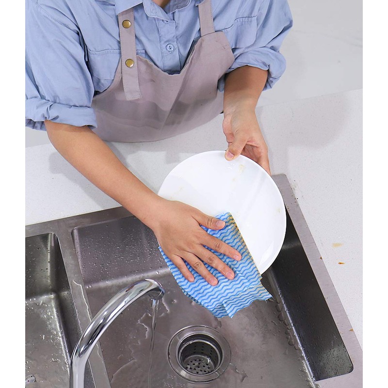 KMAKII Handi Wipe Reusable Cloths - Multi-Purpose Disposable Dish Cloths