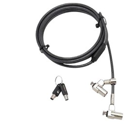 Urban Factory Double Head Security Cable for Notebook with 2 Locks Type