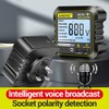 ANENG Multi-function Voice Broadcast Socket Tester Leakage Protection Socket Polarity