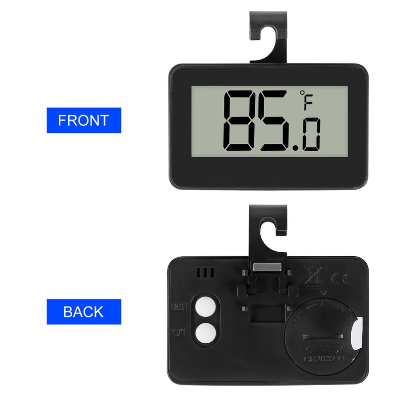 4 Pack Digital Refrigerator Thermometer，Mini Refrigerator Fridge Thermometer Digital Freezer