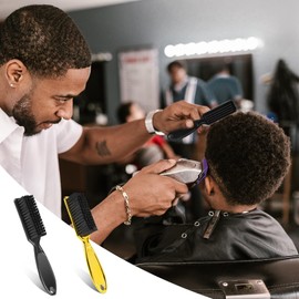 2 Pieces Cleaning Brush Nylon Brush Nail Brush Barber Blades Cleaning Brush Hairdressing Cleaning Brush Tool for Hair Clippers