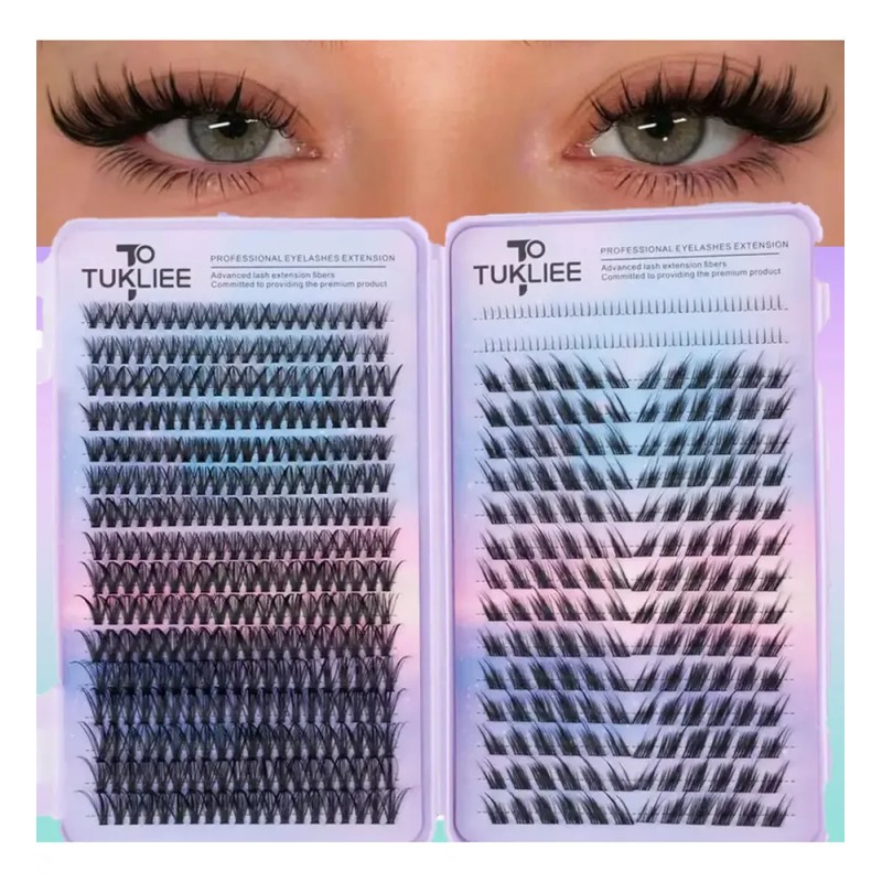 Extensiones De Pestañas Tukliee Diy Para Mujer Natural