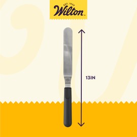 Wilton 409-7716 Angled Icing Spatula, 13-Inch, Black by Wilton