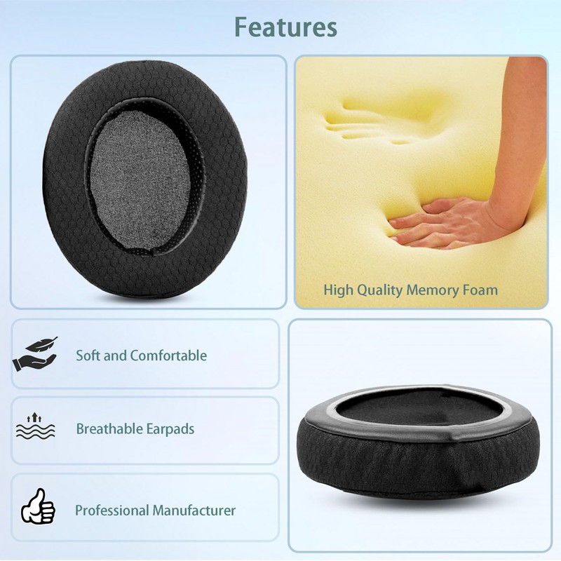 Cloud X 7.1 Ear Pads, HAIZEEN Ear Pads Compatible with