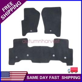 Land Rover New For 2008-2016 Land Rover LR3 LR4 Front & Rear Velour Floor Mats Carpet 3PCS