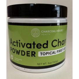 Charcoal House Health Hardwood Activated Charcoal Powder - Topical First Aid