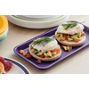 Harfield Antibacterial Individual Serving Purple Food Platter (Pack of 2)