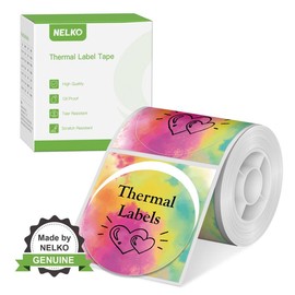 PM220 Label Printer Lable Tape, Maker Tape for Graffiti and Business:_50x50 Multicolor gradient