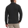 Kallspin Men's Shawl Collar Sweater Cardigan Wool Blend Button Down