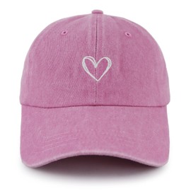 Heart Hats for Women,Cute Love Womens Baseball Caps,Valentine's Mothers Day Birthday Gifts for Girlfriend Wife Mom Grandma Pink