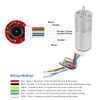 QANYEGN Electric Gear Motor, Speed Reduction Motor, 12V Encoder Gear