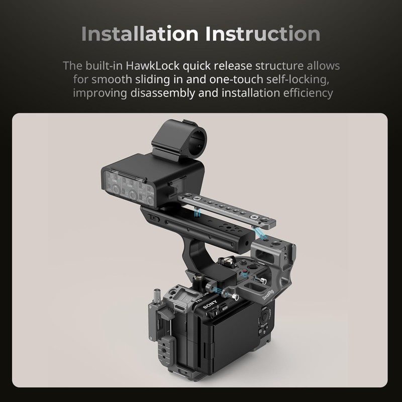 SmallRig 4830 for Sony FX3/FX30 XLR Handle Extension Mount Plate
