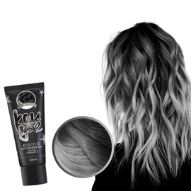 Cera De Tinte para El Cabello Temporal Que Cambia De Color De 60 Ml - Peinado Mate Natural Moda DIY Cabello para Fiesta, Cosplay, Morado/Verde Amarillo/Gris/Azul