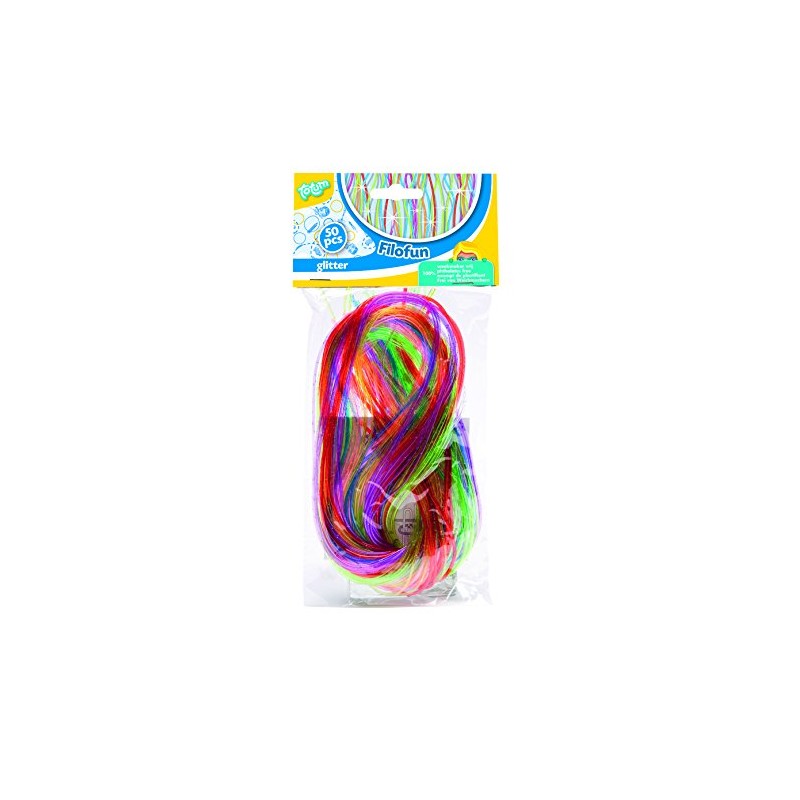 Totum 090293 Kreatives Set – Filofun 50 Fäden, Glitzer, 80