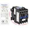 Heschen AC Contactor, CJX2-2501, 24V 50/60Hz Coil, 3P, 3 Pole,