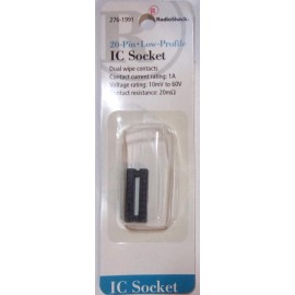 RadioShack Radio Shack #276-1991  20 PIN IC Socket  Low Profile    NEW