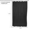 Bath Bliss Heavy Shower Curtain Liner, 12 Rust Resistant Metal