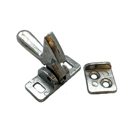 Don-Jo 1590 Cast Brass Elbow Catch, Satin Chrome Plated (Pack of 10)