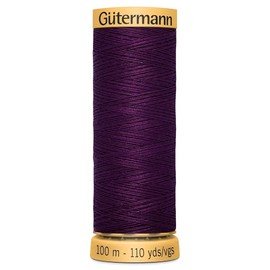 744484 3832 Gutermann Natural Cotton 100mtr, Dark Purple,26112507