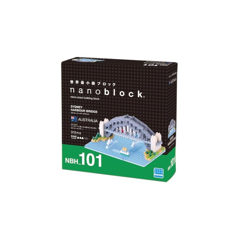 Nanoblock NAN-NBH101 Sydney Harbour Bridge, Multicolor