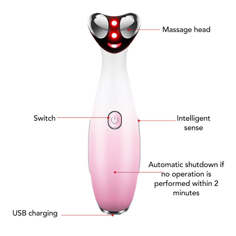 Eye Massage Machine Blue Red Light High Frequency Vibration Hot