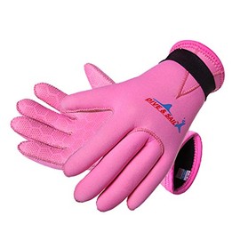 Antcher Kids 3mm Neoprene Wetsuit Gloves - Swimming Diving Surfing Watersports Skid-proof Warm Gloves for Boys and Girls