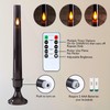 Homemory 6 Pcs Flameless Taper LED Candles with Remote and