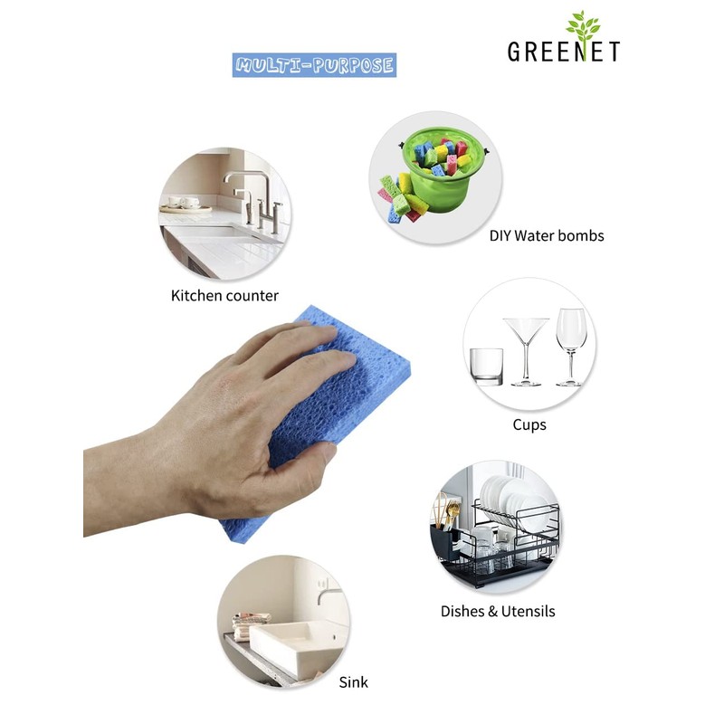 Cleaning Sponges Bulk Sponges, 8 Pack Pop Up Large Size