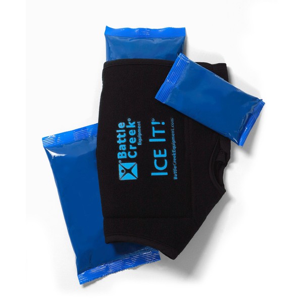 Cold & Hot Therapy System Ice Pack Wrap for Ankle, Elbow and Foot - Ice It! MaxCOMFORT™ (Ankle/Elbow/Foot Design; 10 ½” x 13”) - F30514
