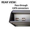 Power & Data Desk Edge Mount Tabletop Center - 3