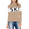 Ybenlow Women 2024 Sweater Tees Casual Turtleneck Sweaters Winter Ski