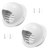 4" Vent Round Cover, Stainless Steel Wall Round Vent Hole