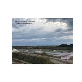 Salt Traders French Grey Sea Salt - Fine Grain - Hand-harvested - Sel Gris - 4oz Net Wt. Zip Bag
