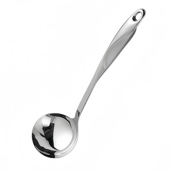 IMEEA 13.4-Inch Soup Ladle SUS304 Stainless Steel Soup Ladle with